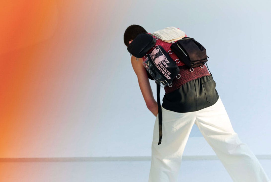 raf simons bag